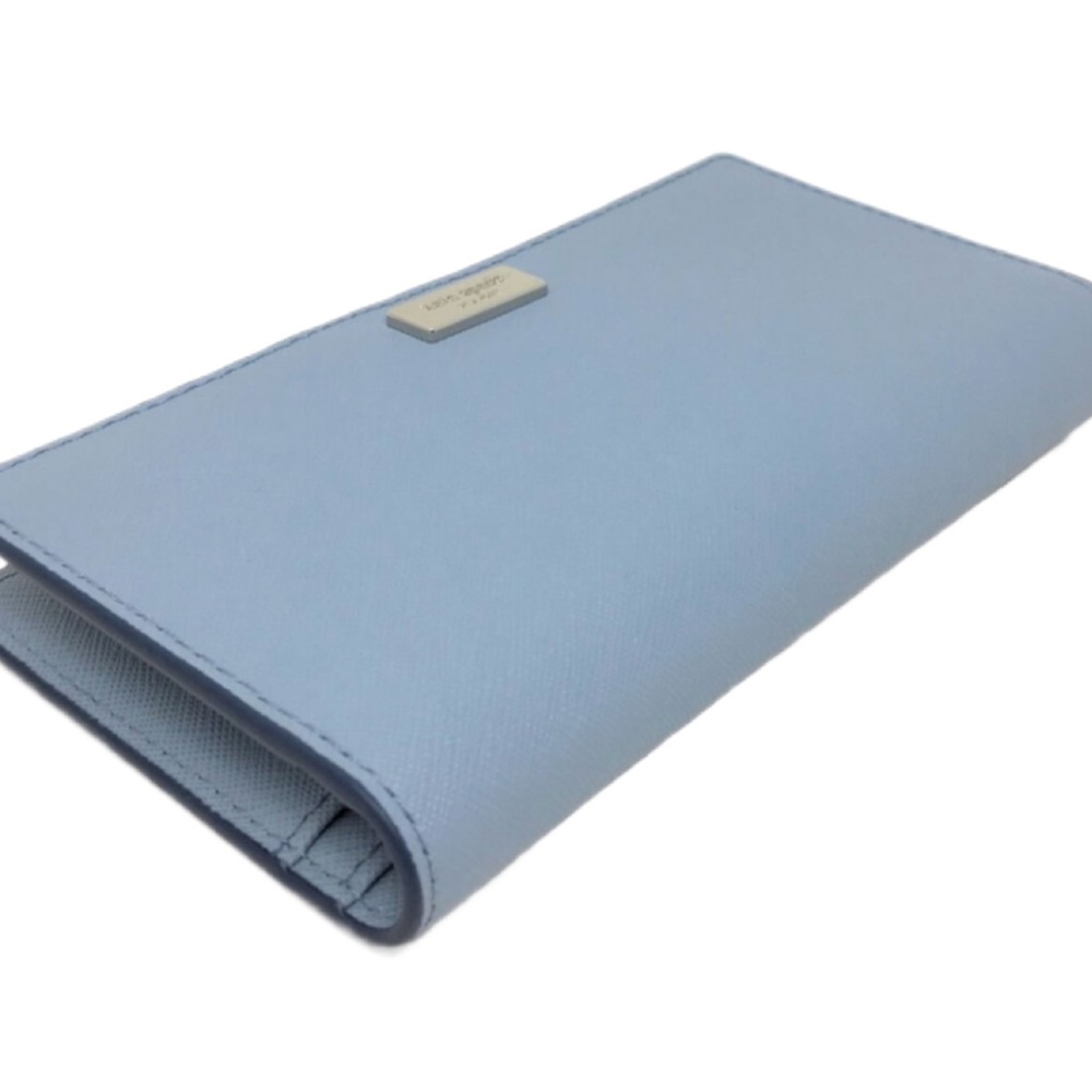 NWT/Kate Spade New York Laurel Way Stacy Leather Wallet/ Blue Dawn - Picture 10 of 13